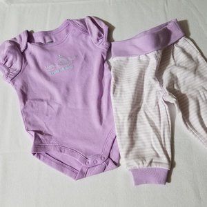 Gymboree Brand New Baby 3-6 month NWT Whale Bodysuit & Pants Outfit.